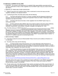 DOT Form 224-082 Vegetation/Timber Removal and Mitigation Payment Agreement (For Non-utility) - Washington, Page 2