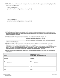 DOT Form 224-082 Vegetation/Timber Removal and Mitigation Payment Agreement (For Non-utility) - Washington, Page 4