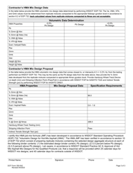DOT Form 350-042 Hma Mix Design Submittal - Washington, Page 3