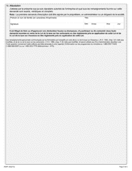 Forme 0505F Demande D&#039;inscription - En Tant Qu&#039;importateur, Exportateur Et Agent Interterritorial - Ontario, Canada (French), Page 5