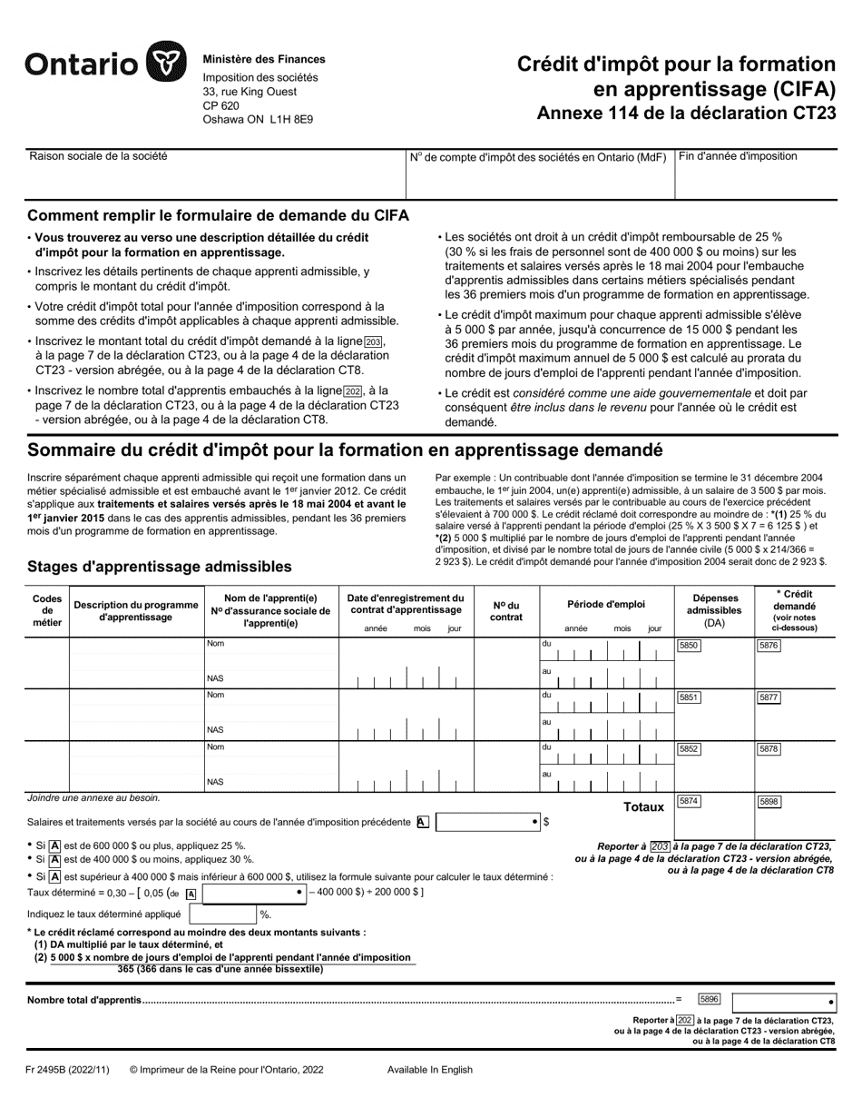Cifa Bc Forme 2495F Agenda 114 - Fill Out, Sign Online and Download Printable ...