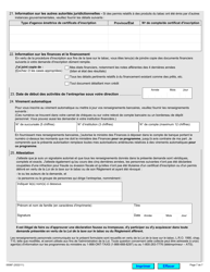 Forme 0506F Demande D&#039;inscription Pour Les Produits Du Tabac - Ontario, Canada (French), Page 7