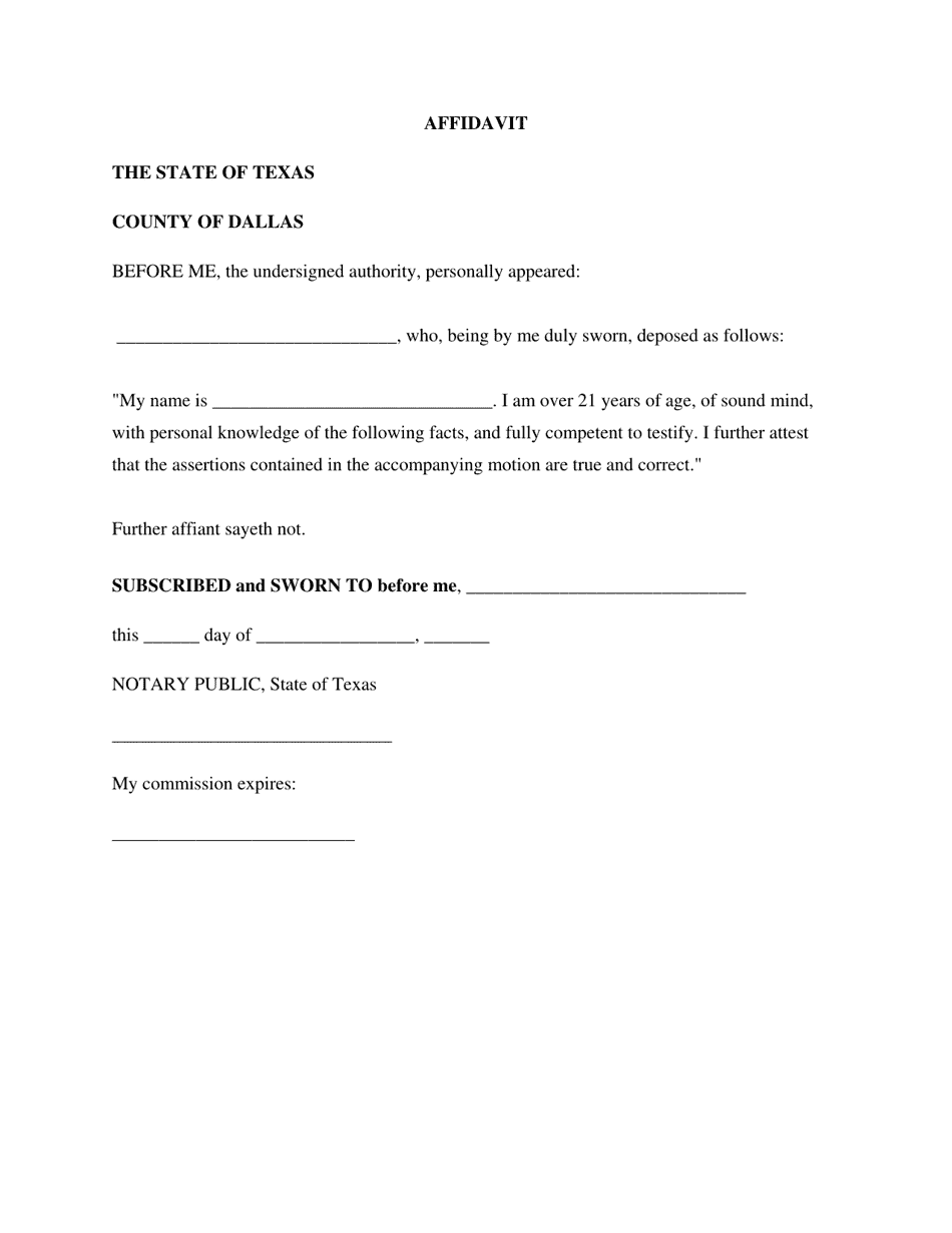 Motion for Judicial Review of a Documentation Purporting to Create a Judgment Lien Pursuant to Texas Government Code 51.902 - Dallas County, Texas, Page 3