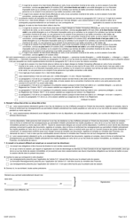 Forme 0449F Affidavit Sur Les Droits De Cession Immobiliere - Ontario, Canada (French), Page 2