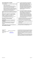 Forme 0449F Affidavit Sur Les Droits De Cession Immobiliere - Ontario, Canada (French), Page 5