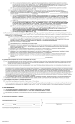 Form 0449E Land Transfer Tax Affidavit - Ontario, Canada, Page 2