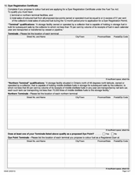 Form 0504E Application to Register for Manufacturer, Wholesaler, Dyer, Importer, Exporter and Interjurisdictional Transporter - Ontario, Canada, Page 3