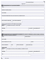 Forme 9955F Declaration De Renseignements Sur La Succession - up to December 31, 2019 - Ontario, Canada (French), Page 2