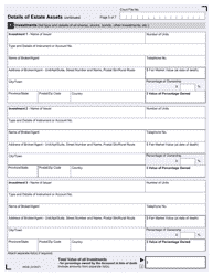 Form 9955E Estate Information Return - up to December 31, 2019 - Ontario, Canada, Page 5