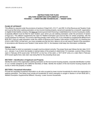 Form BOE-267-L2 Welfare Exemption Supplemental Affidavit, Housing - Lower Income Households - Tenant Data - California, Page 2