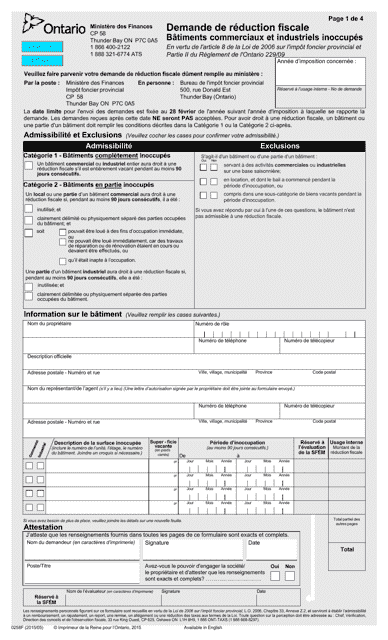 Forme 0258F  Printable Pdf