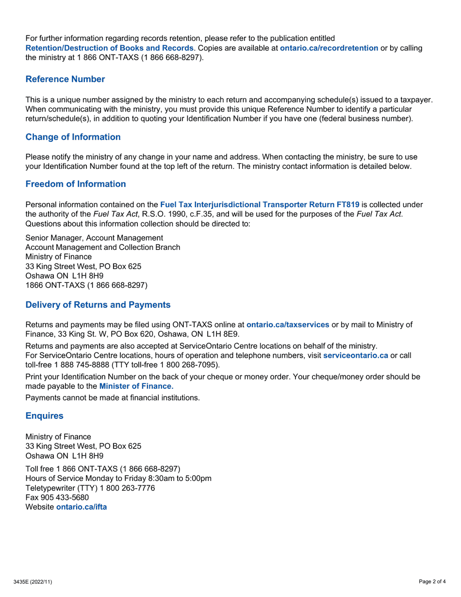 Instructions for Form 0504E Application to Register for Manufacturer, Wholesaler, Dyer, Importer, Exporter and Interjurisdictional Transporter - Gasoline Tax Act and / or Fuel Tax Act - Ontario, Canada, Page 2
