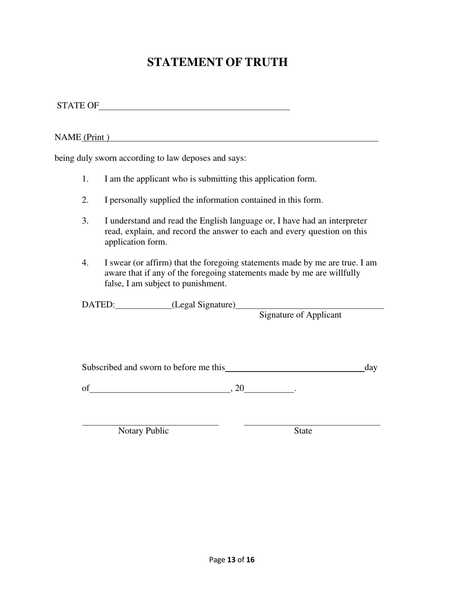 Operations Employee Application - Rhode Island, Page 13