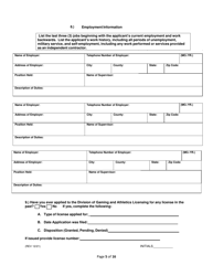 Operations Employee Application - Rhode Island, Page 5