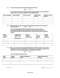 Operations Employee Application - Rhode Island, Page 9