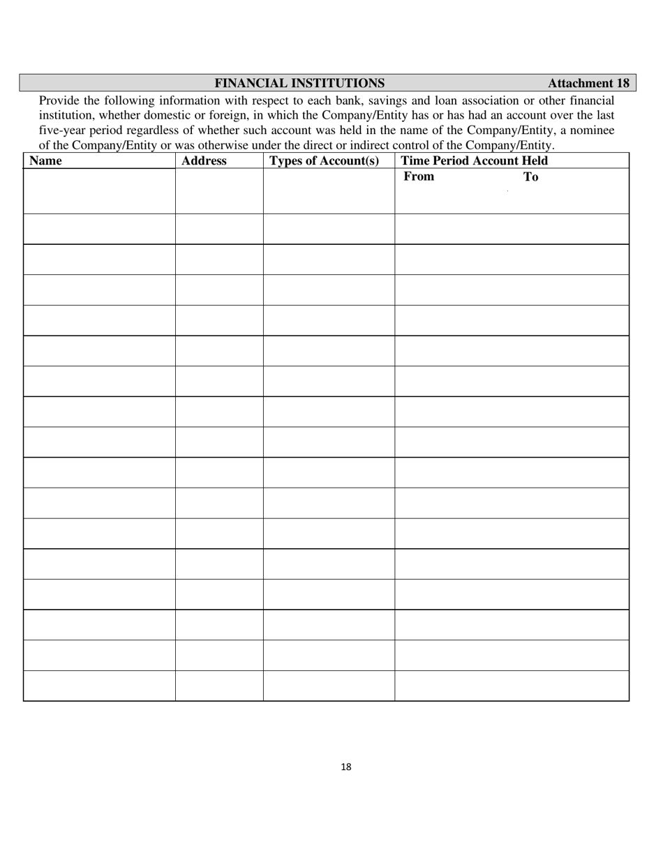 Gaming Vendor Application - Rhode Island, Page 18