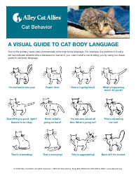 Document preview: Cat Body Language Chart - a Visual Guide