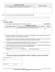 Form PR-1844 Order on Petition for Summary Assignment - Wisconsin, Page 3