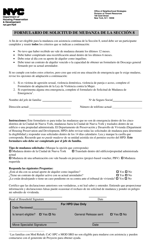 Document preview: Formulario De Solicitud De Mudanza De La Seccion 8 - New York City (Spanish)
