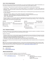 Instructions for Form A-222 Power of Attorney - Wisconsin, Page 2
