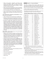 Instructions for Form ST-12 Schedule CT - Wisconsin, Page 2