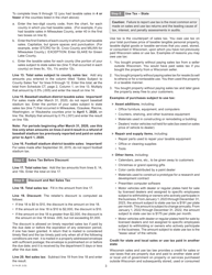 Instructions for Form ST-12 Schedule CT - Wisconsin, Page 3