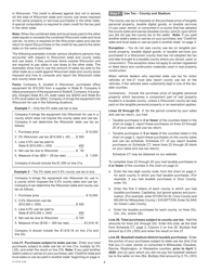 Instructions for Form ST-12 Schedule CT - Wisconsin, Page 4