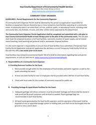 Community Event Organizer Permit Application - Inyo County, California, Page 5