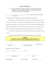New Jersey Supplemental Form to the Multi-Jurisdictional Personal History Disclosure Form - Casino Qualifiers/Casino Key Employee Qualifiers - New Jersey, Page 15