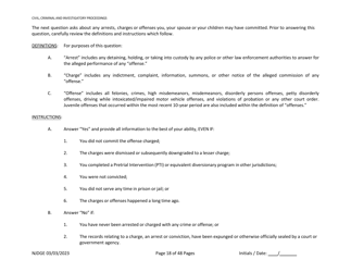 Form 1 Personal History Disclosure Form - Casino Qualifiers - New Jersey, Page 19