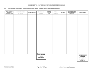 Form 1 Personal History Disclosure Form - Casino Qualifiers - New Jersey, Page 33