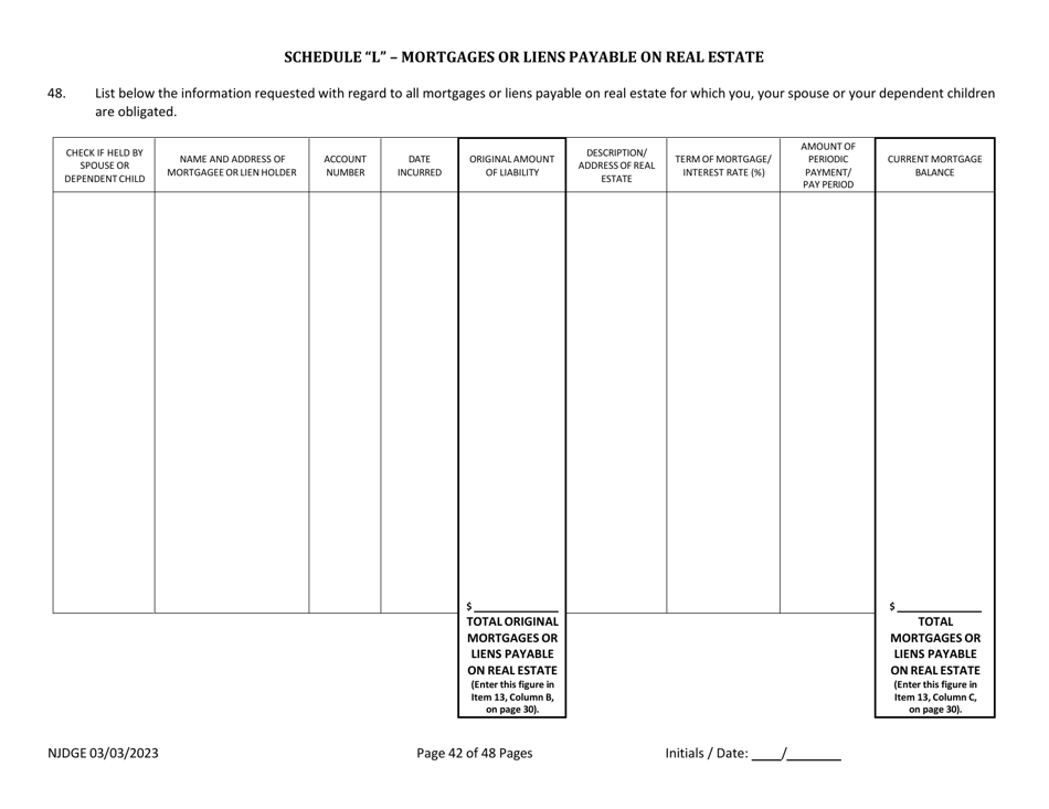 Form 1 Personal History Disclosure Form - Casino Qualifiers - New Jersey, Page 43