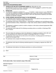Form NHJB-2097-D Aggravated Dwi Sentencing Order - New Hampshire, Page 2