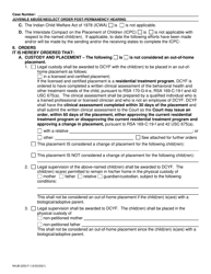 Form NHJB-2253-F Juvenile Abuse/Neglect Order Post-permanency Hearing - New Hampshire, Page 3