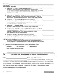 Form NHJB-2125-P Inventory of Fiduciary - New Hampshire, Page 2