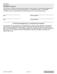 Form NHJB-2125-P Inventory of Fiduciary - New Hampshire, Page 3