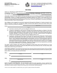 Document preview: Form DOA-4506 Bid Bond - Wisconsin