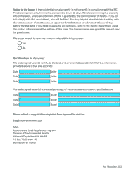 Vermont Lead Law Disclosure and IRC Practices Verification Form for Residential Rental Property Real Estate Transactions - Vermont, Page 2