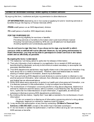 Children&#039;s Personal Care Services Intake Form - Vermont, Page 20