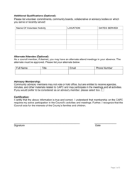 Child Abuse Prevention Council Nominating Form - Inyo County, California, Page 3