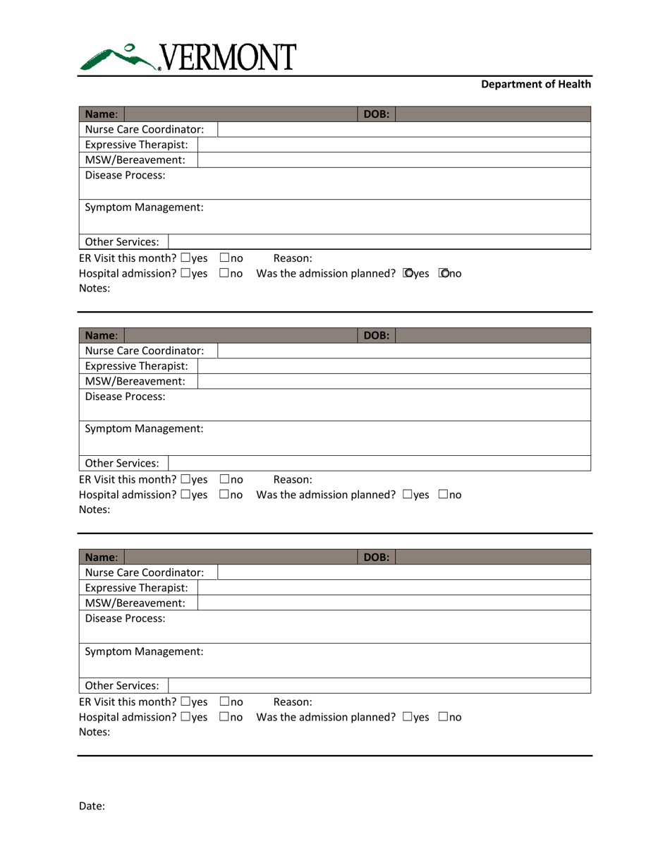 Interdisciplinary Team Meeting - Pediatric Palliative Care Program - Vermont, Page 2