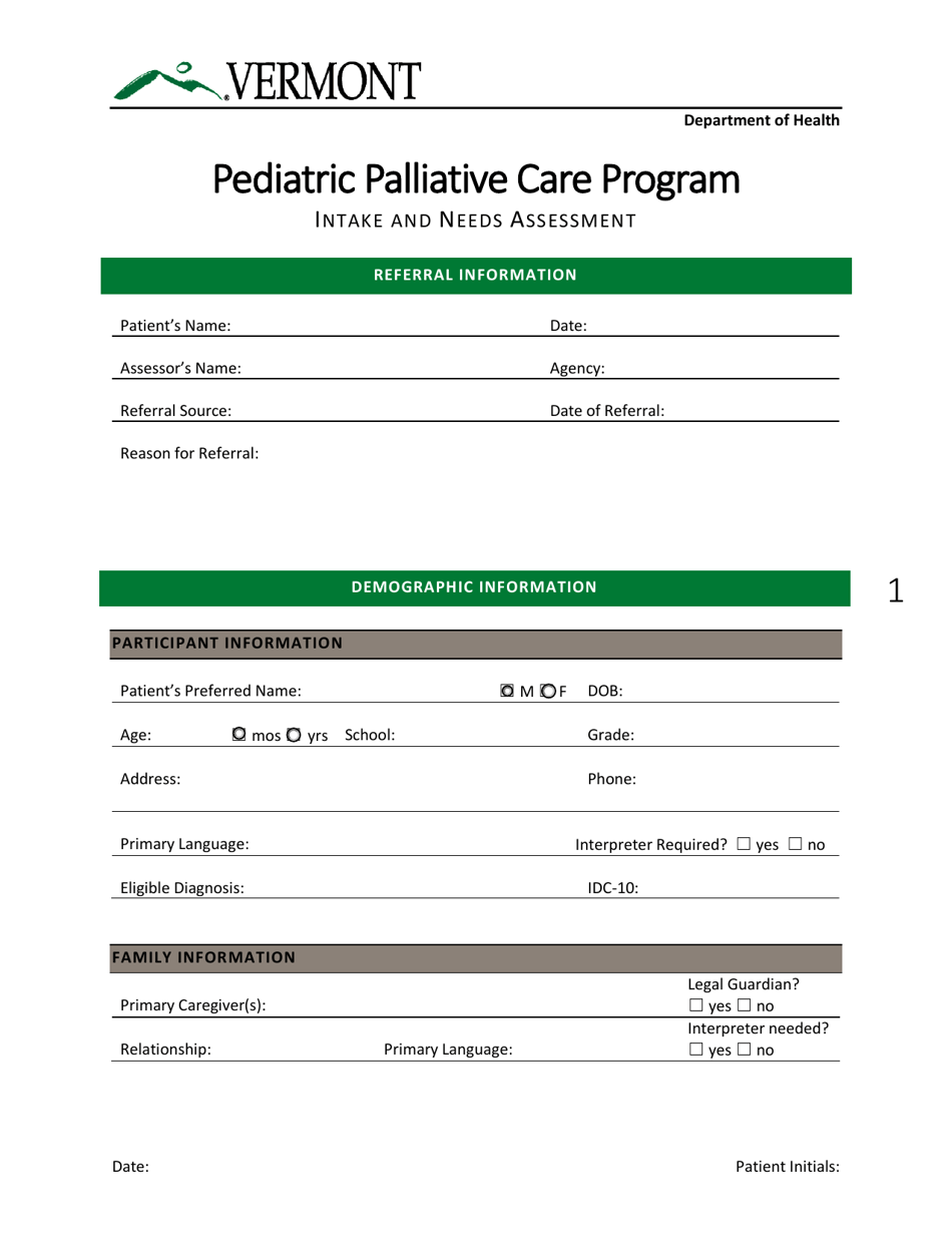 vermont-intake-and-needs-assessment-pediatric-palliative-care-program-fill-out-sign-online