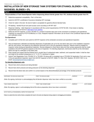Form TR-WM-132 Alternative Fuel/Additive Storage Tank System and/or Dispenser Installation/Conversion Application - Wisconsin, Page 3