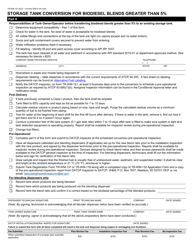Form TR-WM-132 Alternative Fuel/Additive Storage Tank System and/or Dispenser Installation/Conversion Application - Wisconsin, Page 6