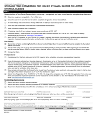 Form TR-WM-132 Alternative Fuel/Additive Storage Tank System and/or Dispenser Installation/Conversion Application - Wisconsin, Page 7