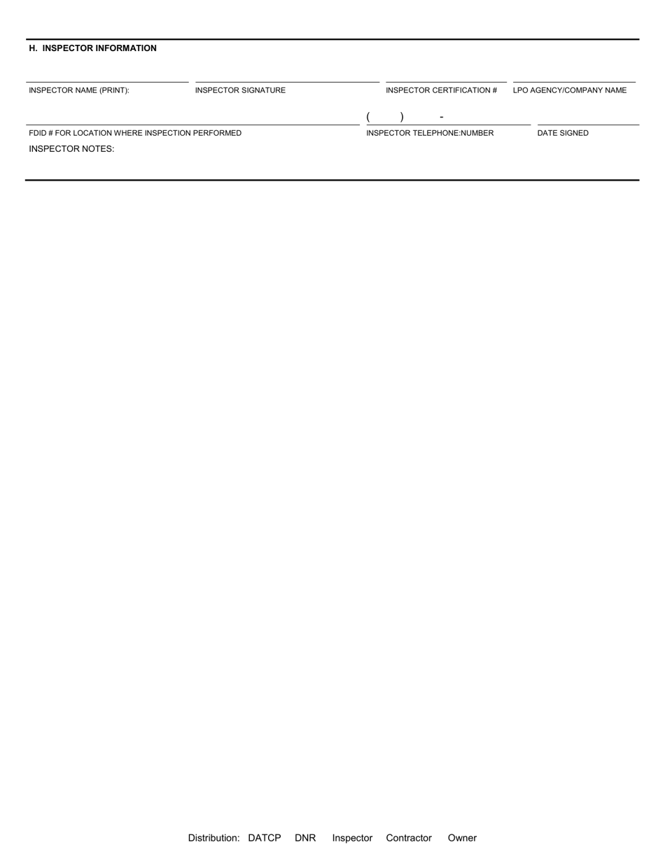 Form TR-WM-140 Tank System Service and Closure Assessment Report - Wisconsin, Page 3