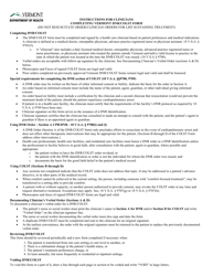 Vermont DNR/Colst - Clinician Orders for DNR/Cpr &amp; Other Life Sustaining Treatment - Vermont, Page 3