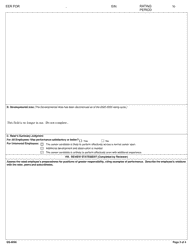 Form DS-5055 U.S. Foreign Service Employee Evaluation Report, Page 3
