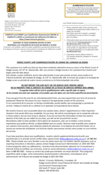 Summons and Qualification Questionnaire - Dodge County - Minnesota (English/Spanish)