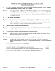 Formulario 1575 Solicitud Del Programa De Incentivo Para Efectuar Pagos Atrasados - Texas (Spanish), Page 3